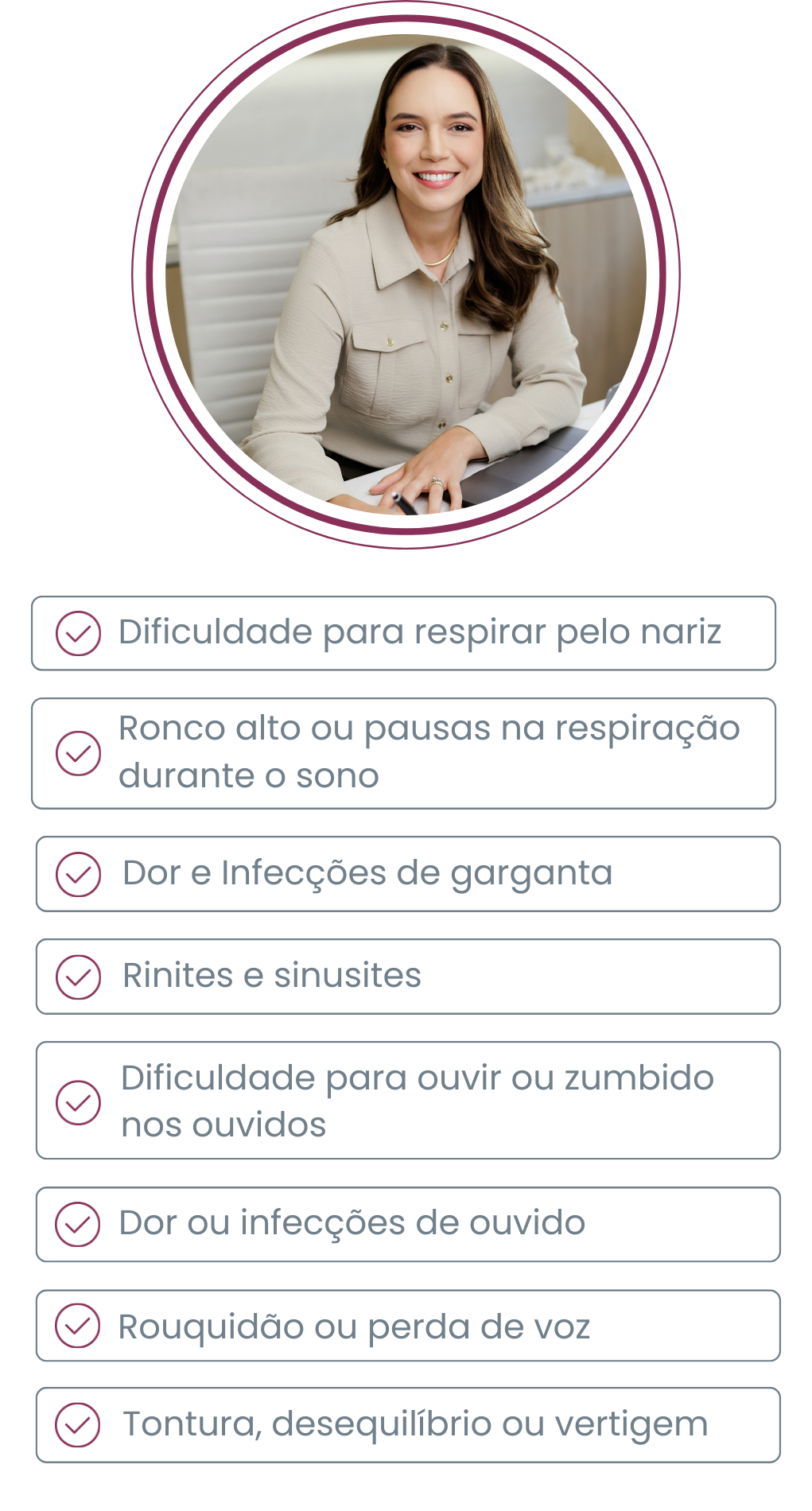 Sintomas para procurar uma otorrinolaringologista em mobile